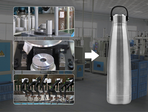 How many processes does the production of a stainless steel vacuum flask go through? （5）