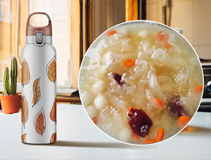 Can the insulatedfood flask /insulation cup simmer Tremella soup