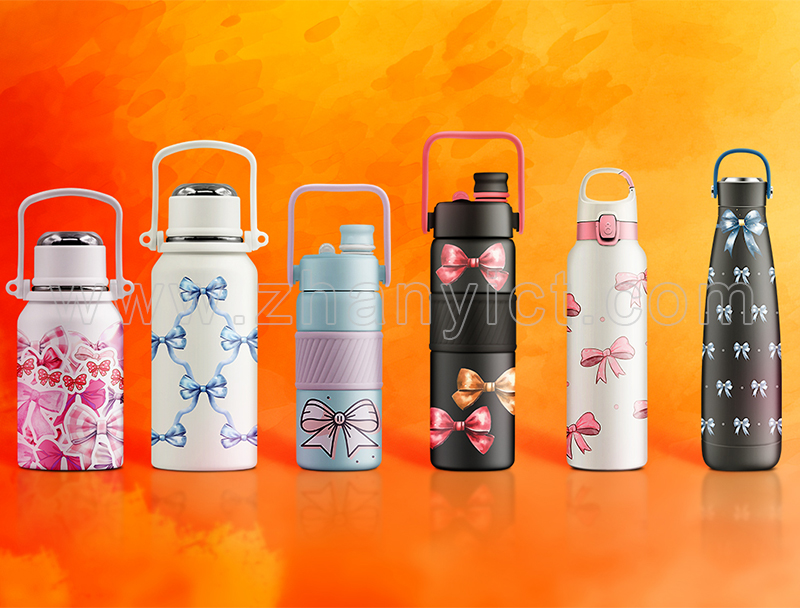 Why are bow-tie patterns becoming popular on Amazon thermos bottles?