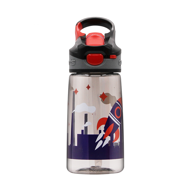 RTS Promotional bpa free wholesale tritan sport plastic water bottle with straw