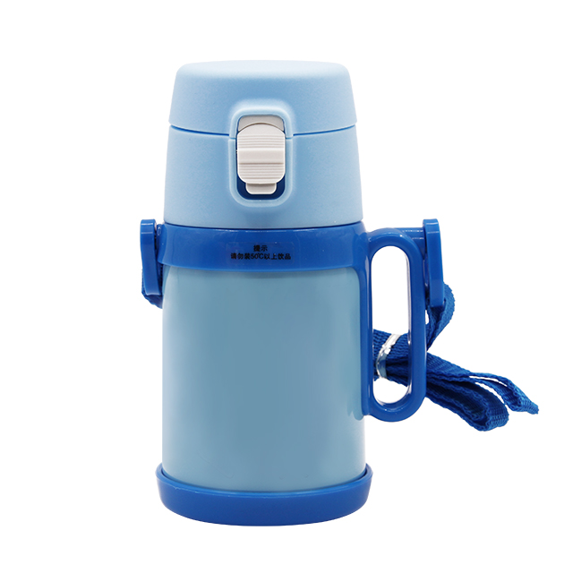 RTS Stainless steel vacuum insulated small kids baby straw bottle thermos flask for baby